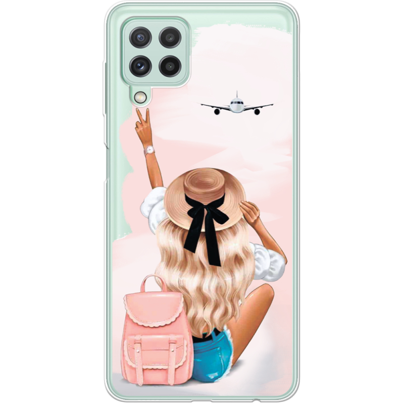 Прозрачный чехол BoxFace Samsung Galaxy M22 (M225)  Travel Girl