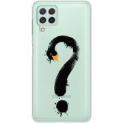 Прозрачный чехол BoxFace Samsung Galaxy M22 (M225)  Swan question