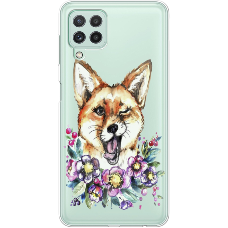 Прозрачный чехол BoxFace Samsung Galaxy M22 (M225)  Winking Fox