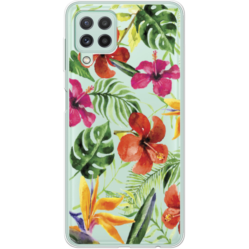 Прозрачный чехол BoxFace Samsung Galaxy M22 (M225)  Tropical Flowers