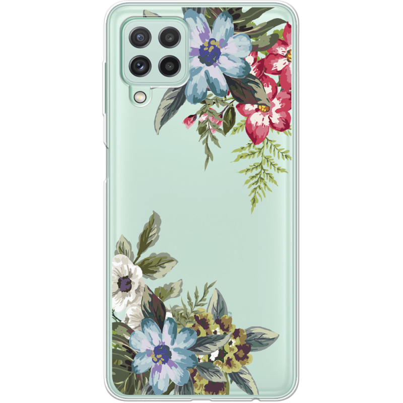 Прозрачный чехол BoxFace Samsung Galaxy M22 (M225)  Floral