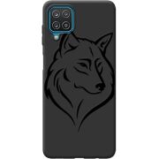 Черный чехол BoxFace Samsung Galaxy M22 (M225) Wolf