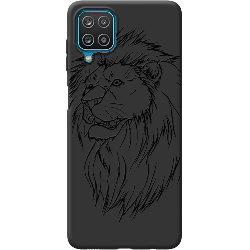 Черный чехол BoxFace Samsung Galaxy M22 (M225) Lion