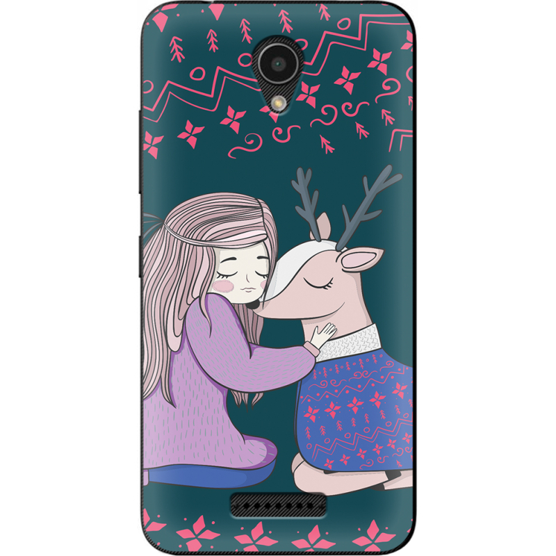 Чехол Uprint Lenovo A1010a20 A Plus Girl and deer