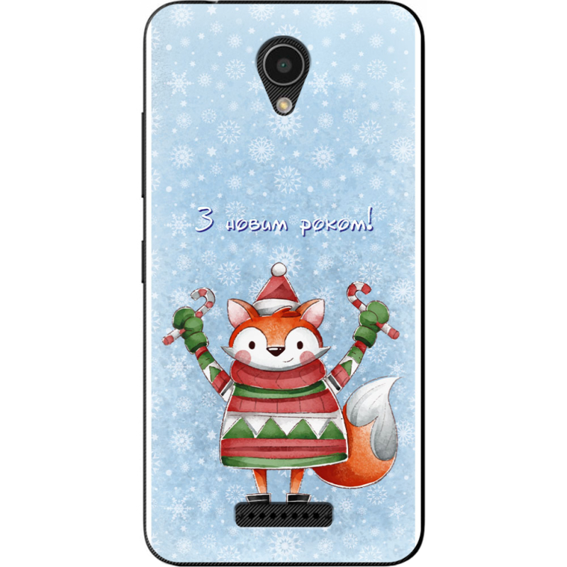 Чехол Uprint Lenovo A1010a20 A Plus Fox З новим роком!