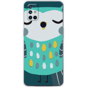 Чехол BoxFace OnePlus Nord N10 Green Owl