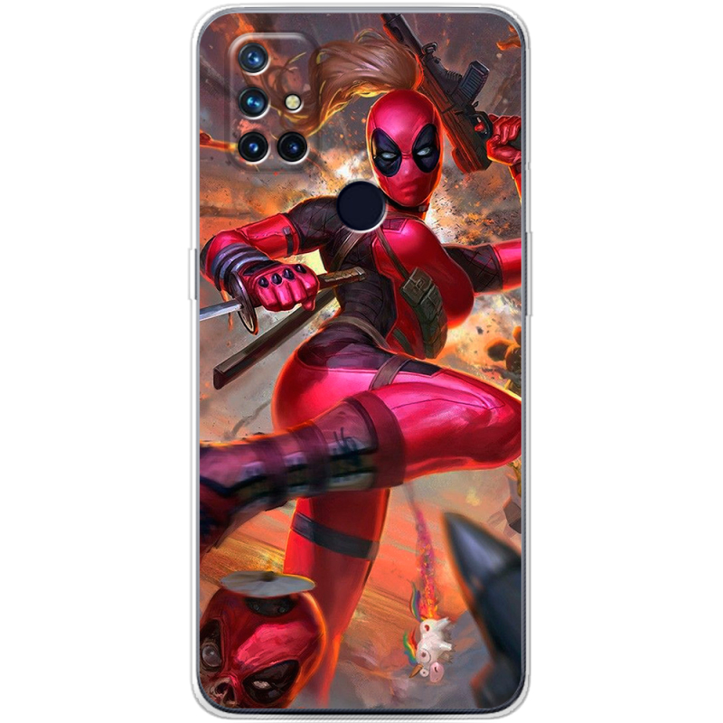 Чехол BoxFace OnePlus Nord N10 Woman Deadpool