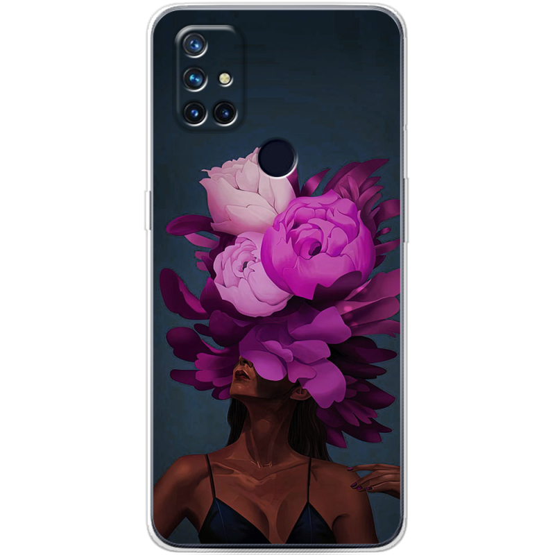 Чехол BoxFace OnePlus Nord N10 Exquisite Purple Flowers