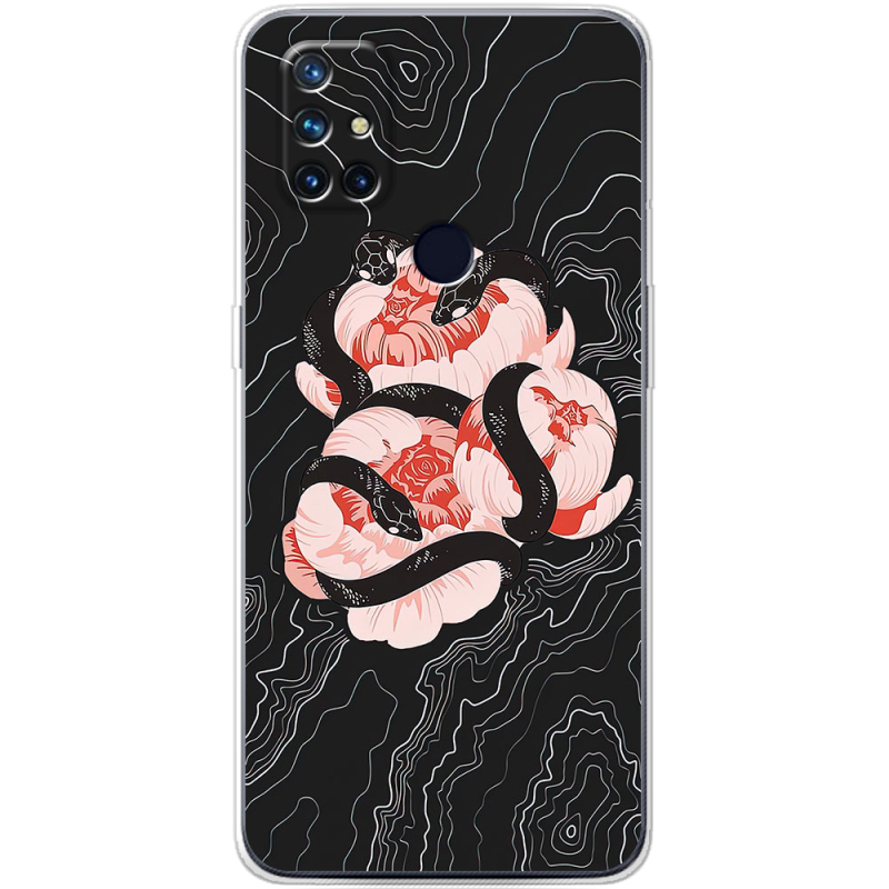 Чехол BoxFace OnePlus Nord N10 Snake Rose