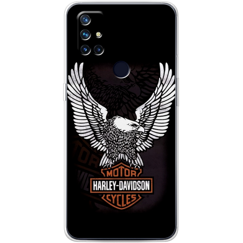 Чехол BoxFace OnePlus Nord N10 Harley Davidson and eagle