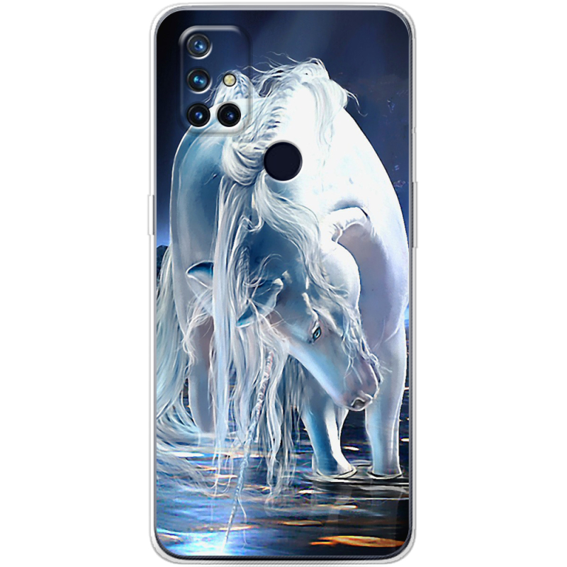 Чехол BoxFace OnePlus Nord N10 White Horse