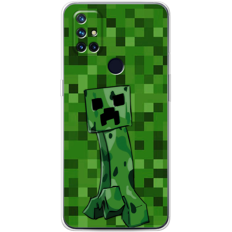 Чехол BoxFace OnePlus Nord N10 Minecraft Creeper