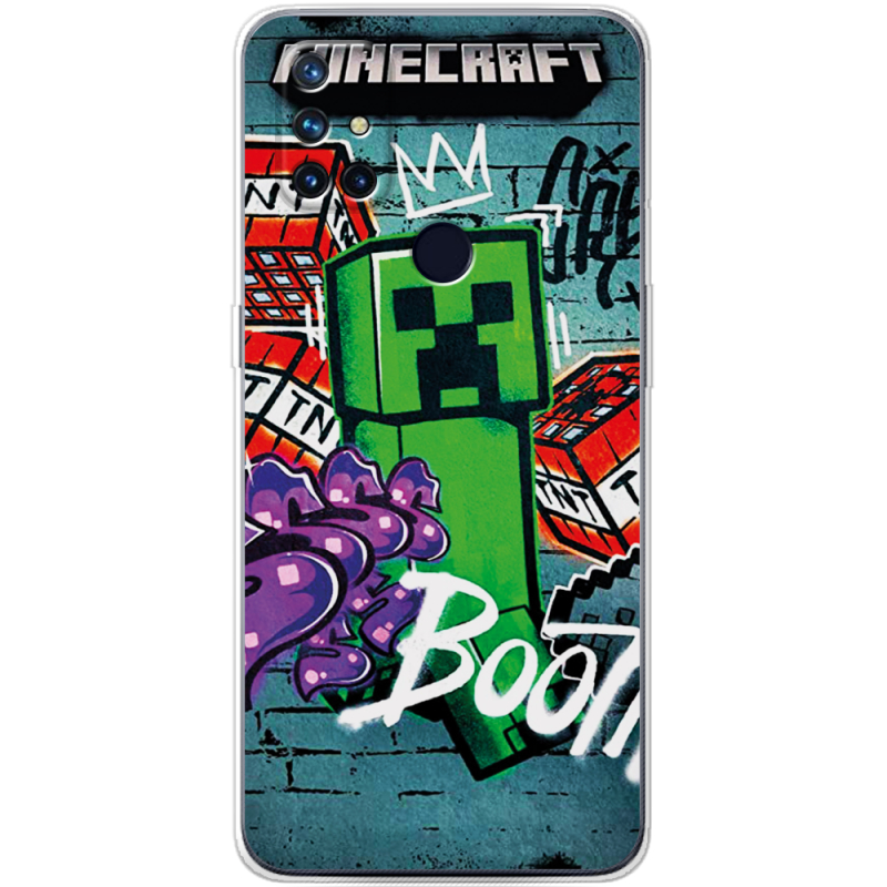 Чехол BoxFace OnePlus Nord N10 Minecraft Graffiti