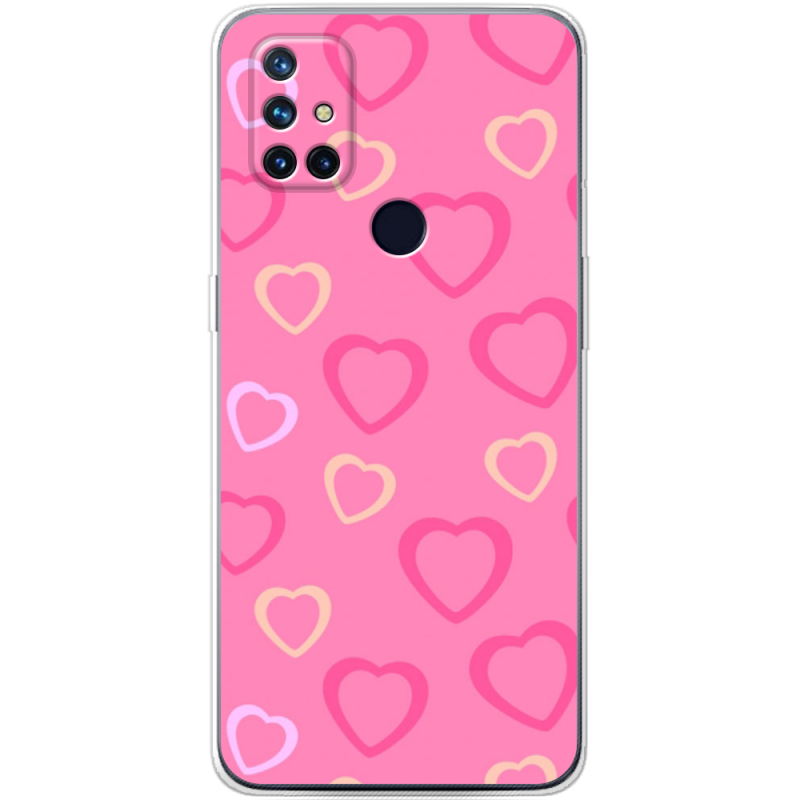 Чехол BoxFace OnePlus Nord N10 Sugar Hearts