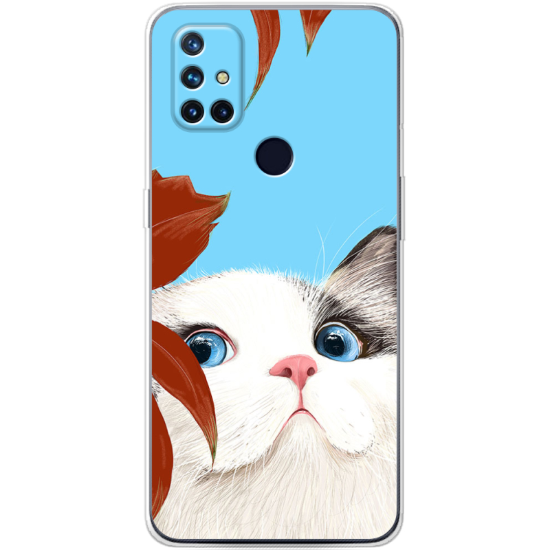 Чехол BoxFace OnePlus Nord N10 Wondering Cat