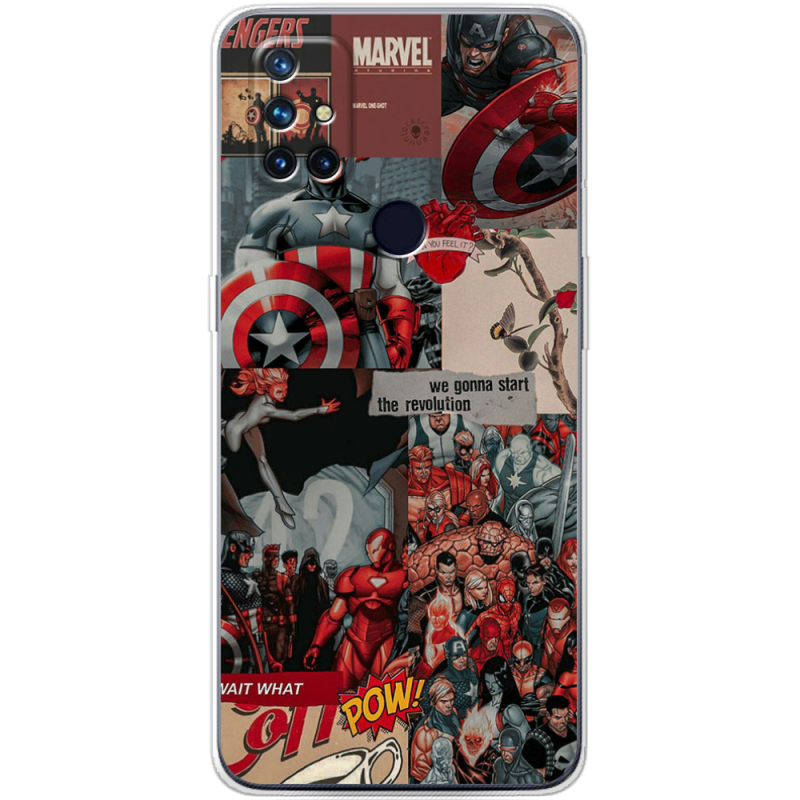 Чехол BoxFace OnePlus Nord N10 Marvel Avengers