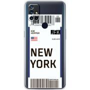 Прозрачный чехол BoxFace OnePlus Nord N10 Ticket New York