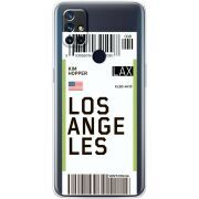 Прозрачный чехол BoxFace OnePlus Nord N10 Ticket Los Angeles