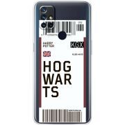 Прозрачный чехол BoxFace OnePlus Nord N10 Ticket Hogwarts