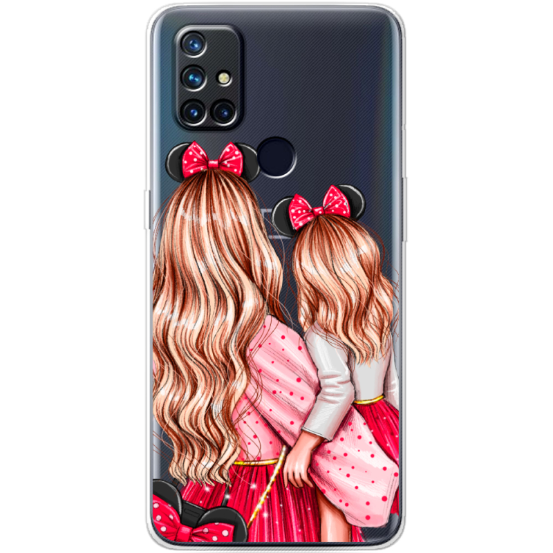 Прозрачный чехол BoxFace OnePlus Nord N10 Mouse Girls