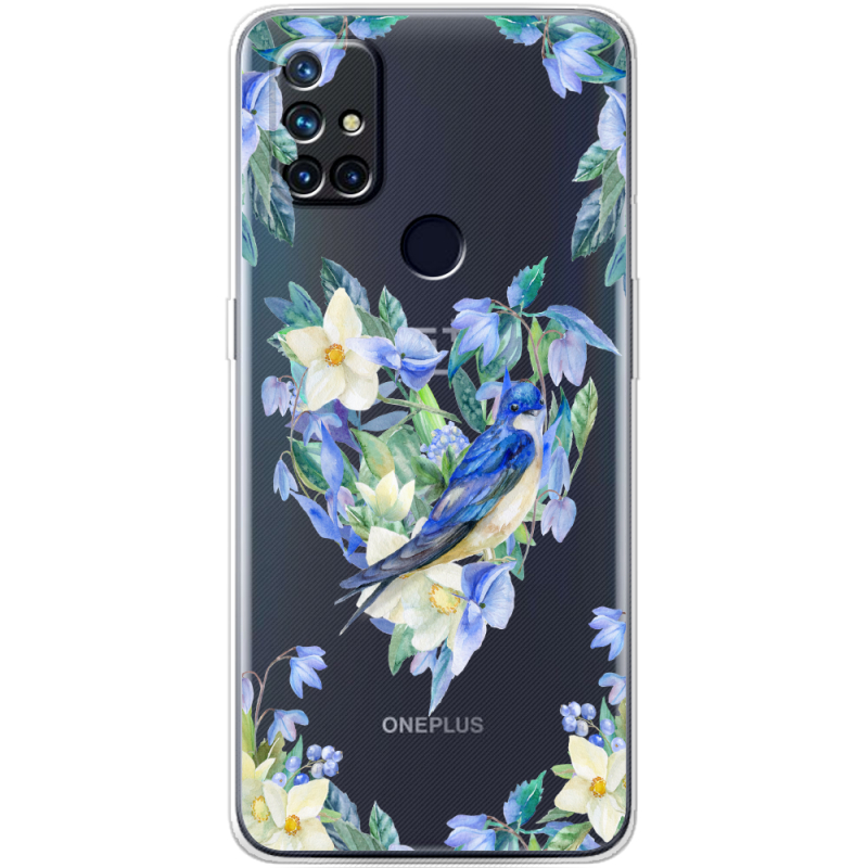 Прозрачный чехол BoxFace OnePlus Nord N10 Spring Bird