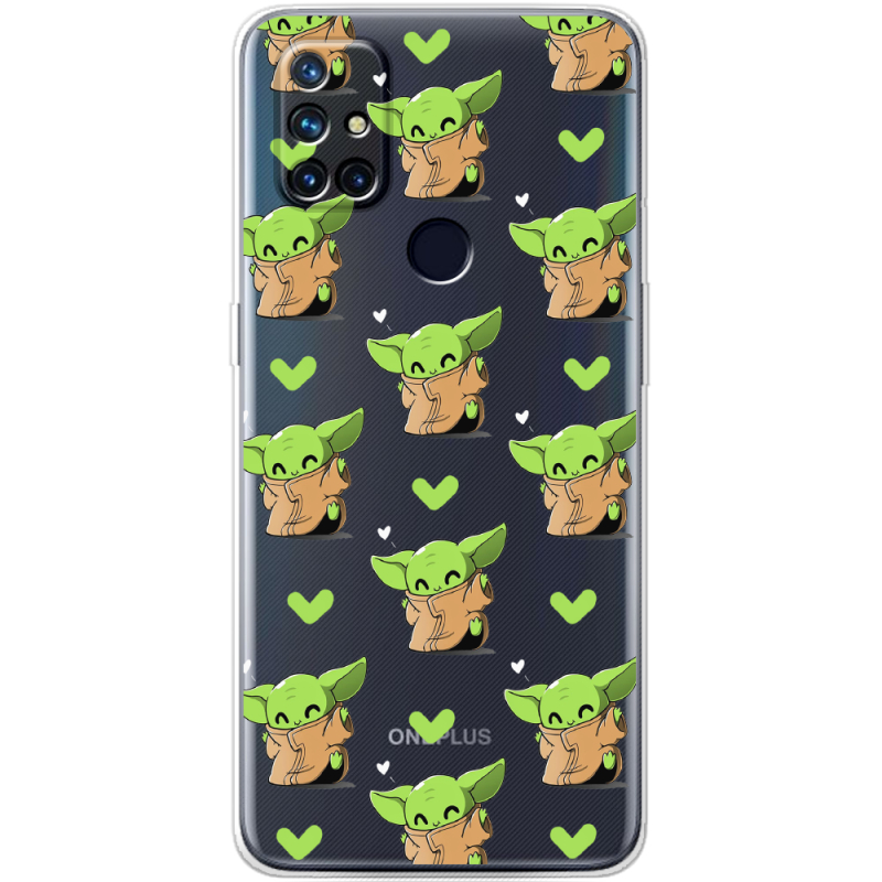 Прозрачный чехол BoxFace OnePlus Nord N10 Pattern Baby Yoda