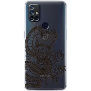 Прозрачный чехол BoxFace OnePlus Nord N10 Chinese Dragon