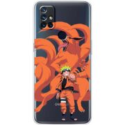 Прозрачный чехол BoxFace OnePlus Nord N10 Naruto and Kurama