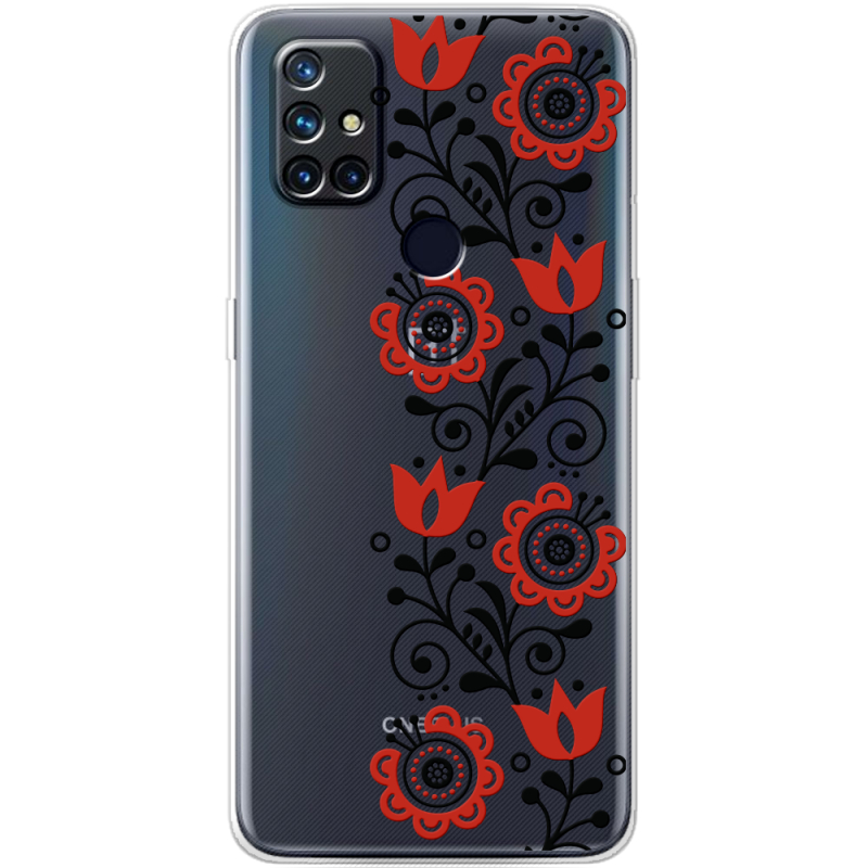 Прозрачный чехол BoxFace OnePlus Nord N10 Ethno Ornament