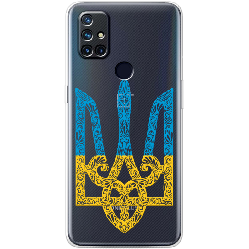 Прозрачный чехол BoxFace OnePlus Nord N10 Gold Trident