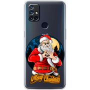 Прозрачный чехол BoxFace OnePlus Nord N10 Cool Santa