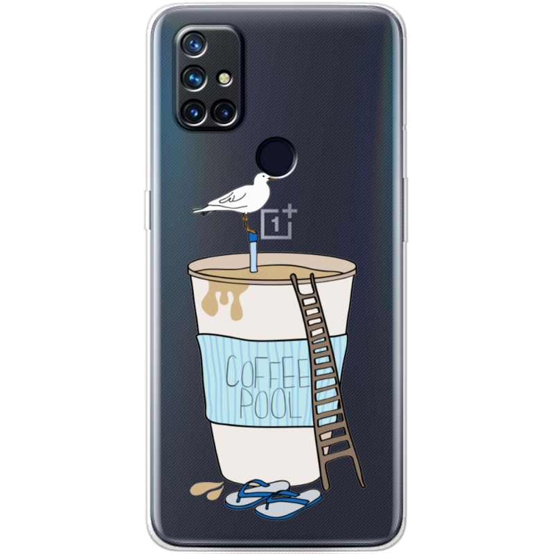 Прозрачный чехол BoxFace OnePlus Nord N10 Segull in Cofee Pool