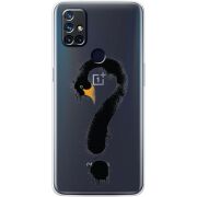 Прозрачный чехол BoxFace OnePlus Nord N10 Swan question