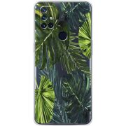 Прозрачный чехол BoxFace OnePlus Nord N10 Palm Tree