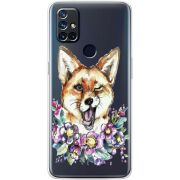 Прозрачный чехол BoxFace OnePlus Nord N10 Winking Fox