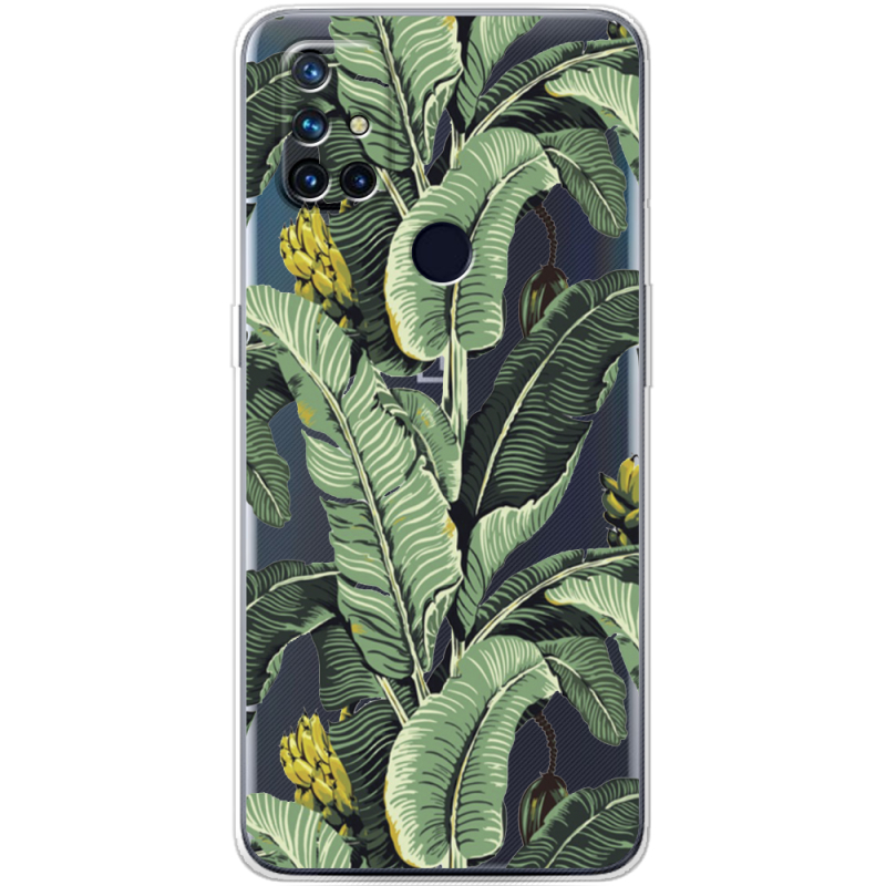 Прозрачный чехол BoxFace OnePlus Nord N10 Banana Leaves