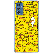 Чехол BoxFace Samsung Galaxy M52 (M526)  Yellow Ducklings