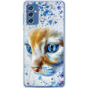 Чехол BoxFace Samsung Galaxy M52 (M526)  Голубоглазый Кот