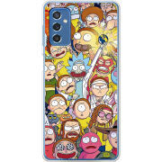 Чехол BoxFace Samsung Galaxy M52 (M526)  Rick and Morty