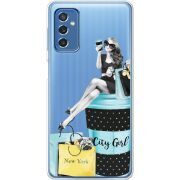 Прозрачный чехол BoxFace Samsung Galaxy M52 (M526) City Girl