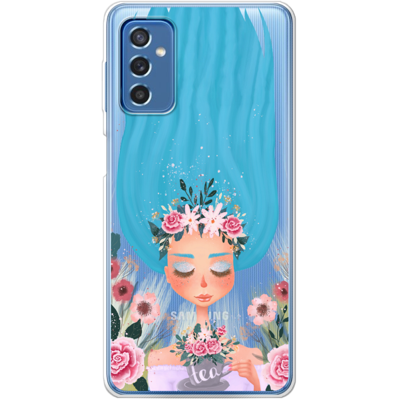 Прозрачный чехол BoxFace Samsung Galaxy M52 (M526) Blue Hair