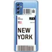 Прозрачный чехол BoxFace Samsung Galaxy M52 (M526) Ticket New York