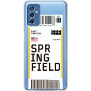Прозрачный чехол BoxFace Samsung Galaxy M52 (M526) Ticket Springfield