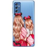 Прозрачный чехол BoxFace Samsung Galaxy M52 (M526) Mouse Girls