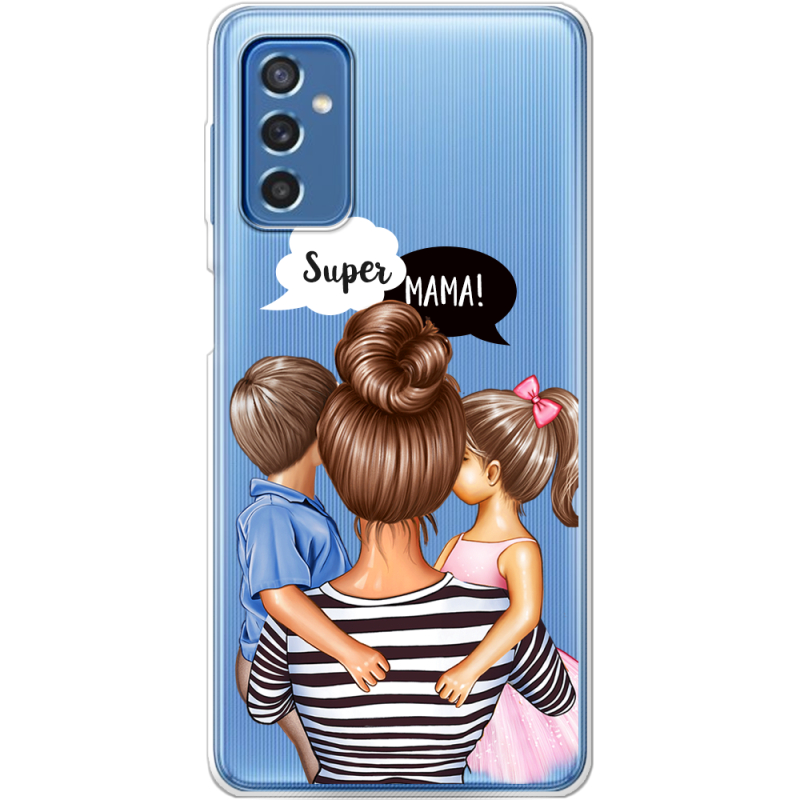 Прозрачный чехол BoxFace Samsung Galaxy M52 (M526) Super Mama