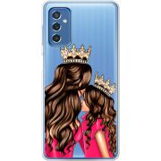Прозрачный чехол BoxFace Samsung Galaxy M52 (M526) Queen and Princess