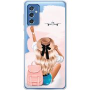 Прозрачный чехол BoxFace Samsung Galaxy M52 (M526) Travel Girl