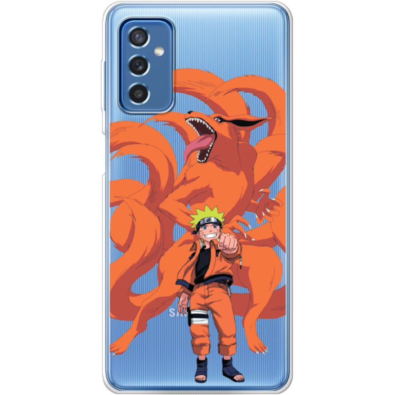 Прозрачный чехол BoxFace Samsung Galaxy M52 (M526) Naruto and Kurama