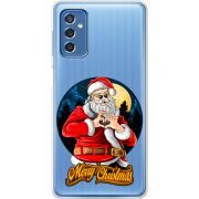 Прозрачный чехол BoxFace Samsung Galaxy M52 (M526) Cool Santa