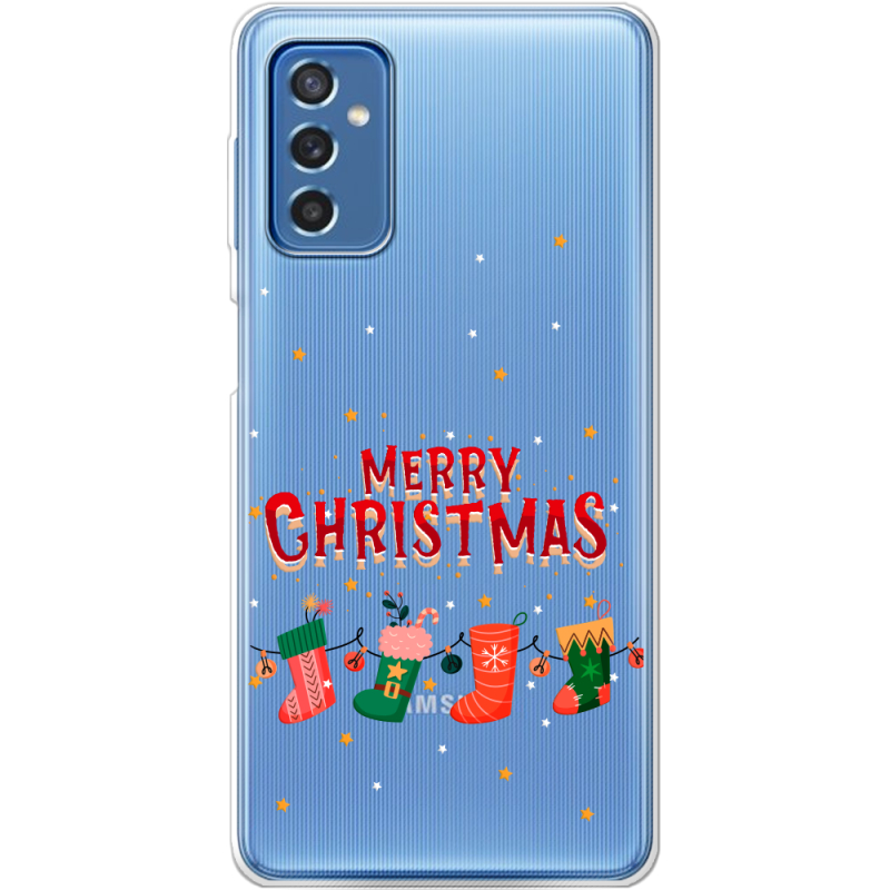 Прозрачный чехол BoxFace Samsung Galaxy M52 (M526) Merry Christmas